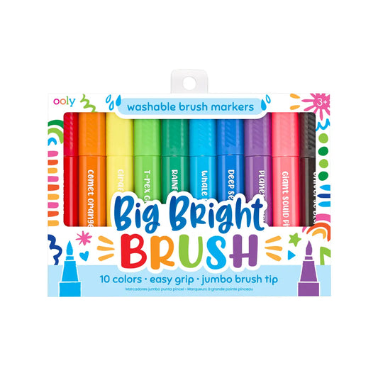 Big Bright Brush Markers – Set of 10