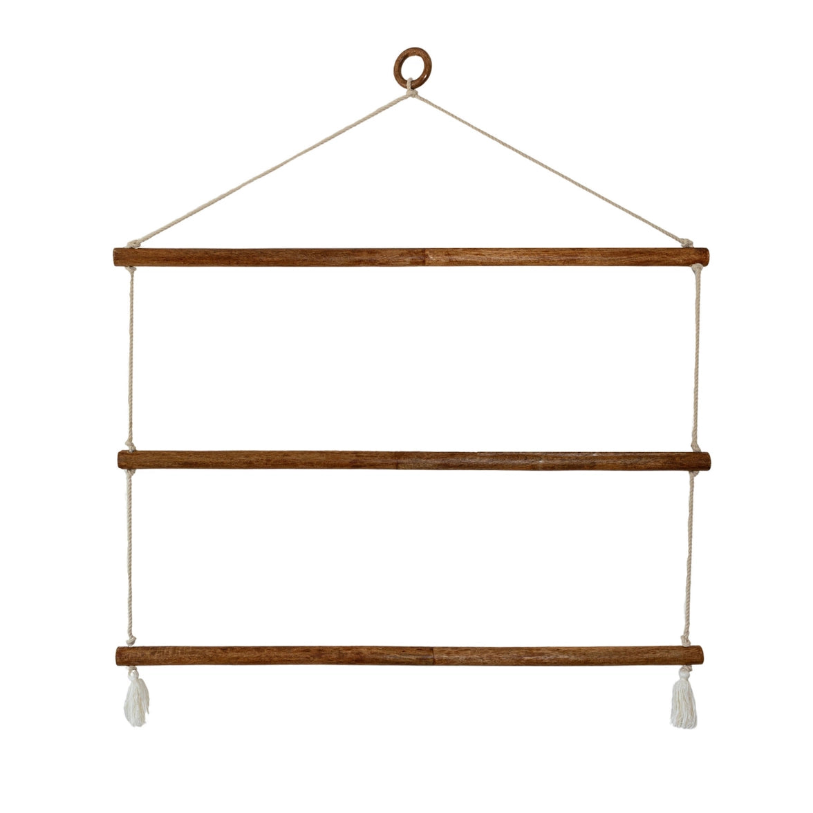 Macrame Hanging Blanket Ladder
