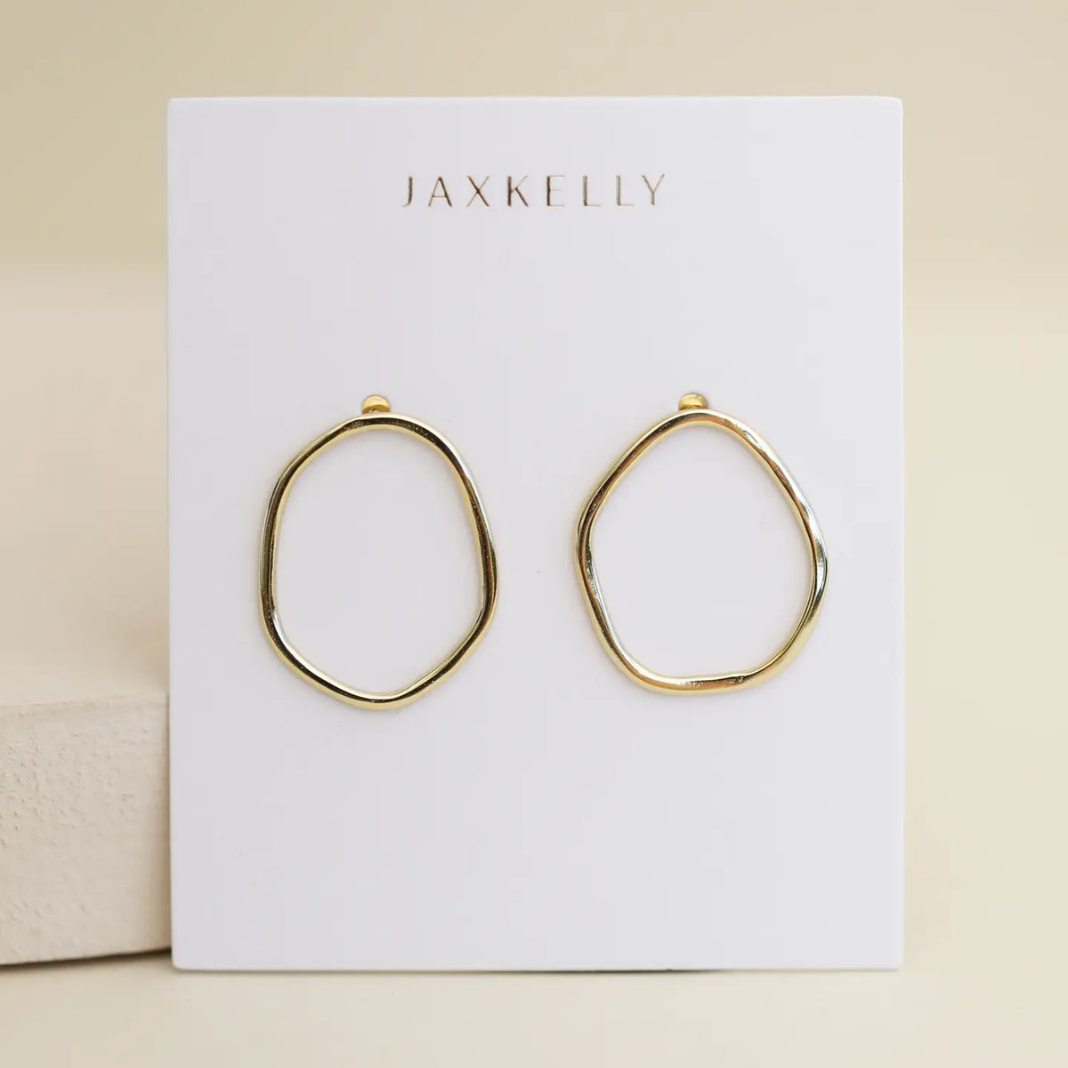 Gold Organic Hoop