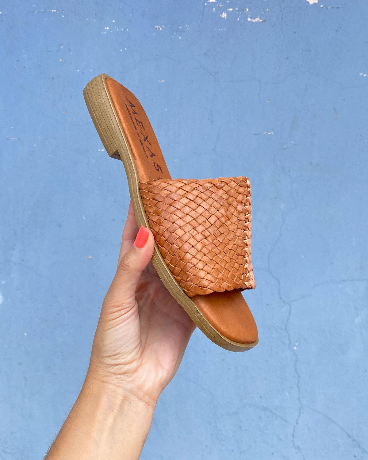 Chapala Camel Flat Sandal