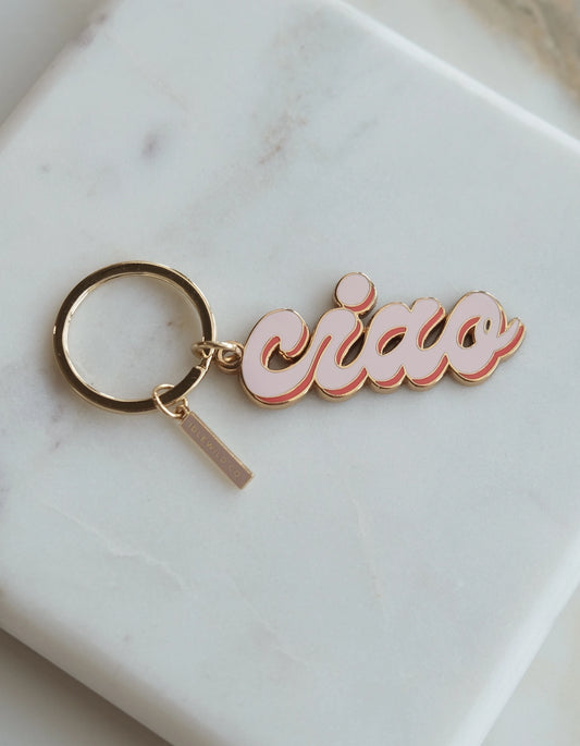 Ciao Enamel Keychain