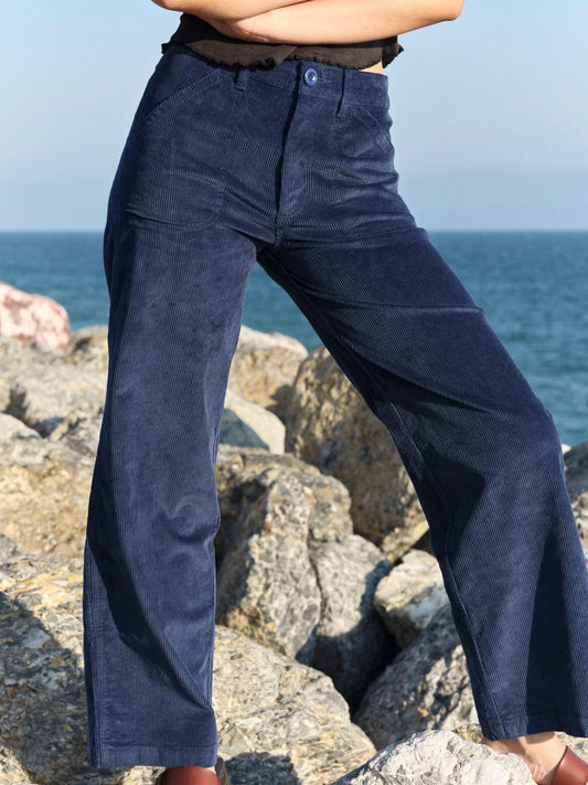 Deep Blue Corduroy Painter Pant