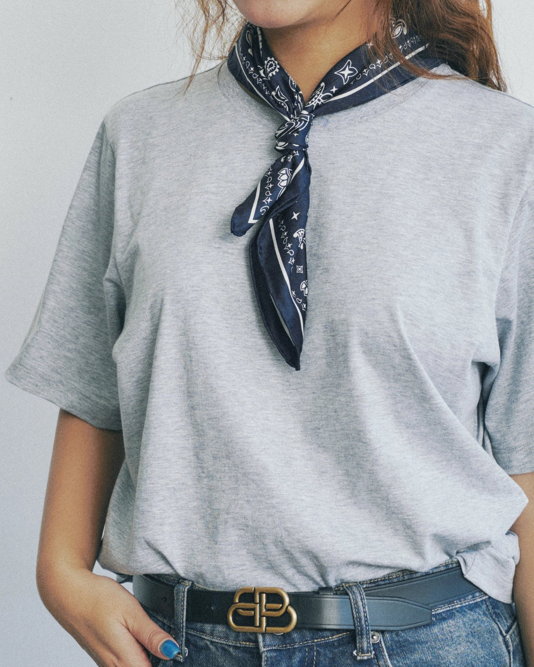 Paisley Silk Bandana Scarf