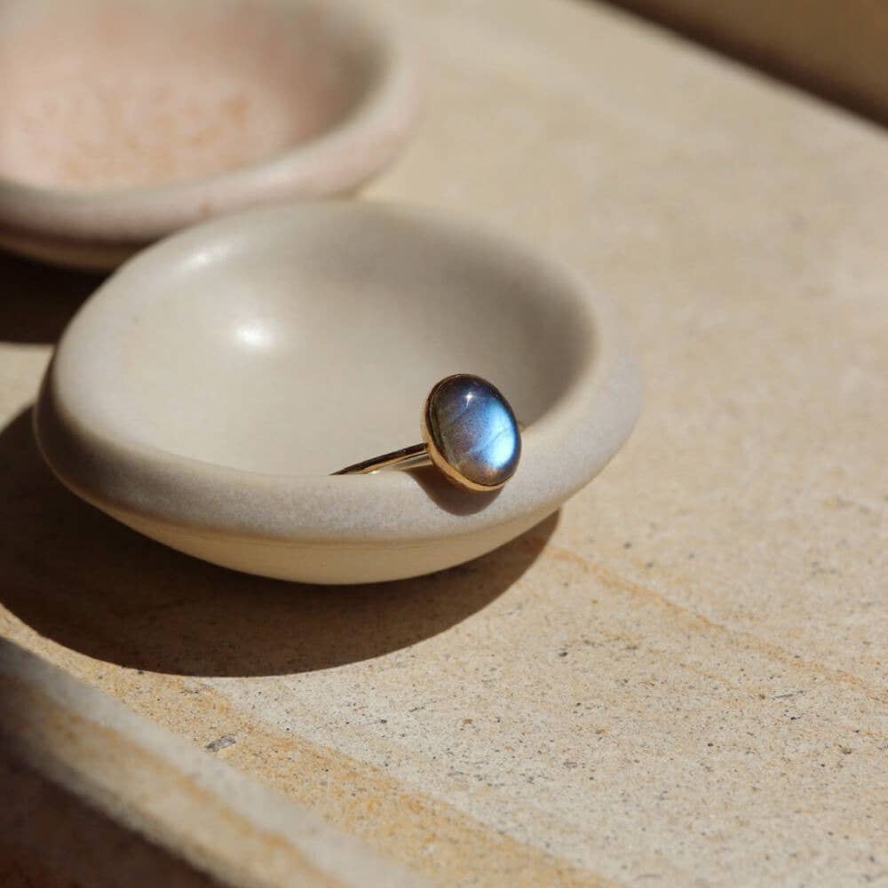 Labradorite Gemstone Ring