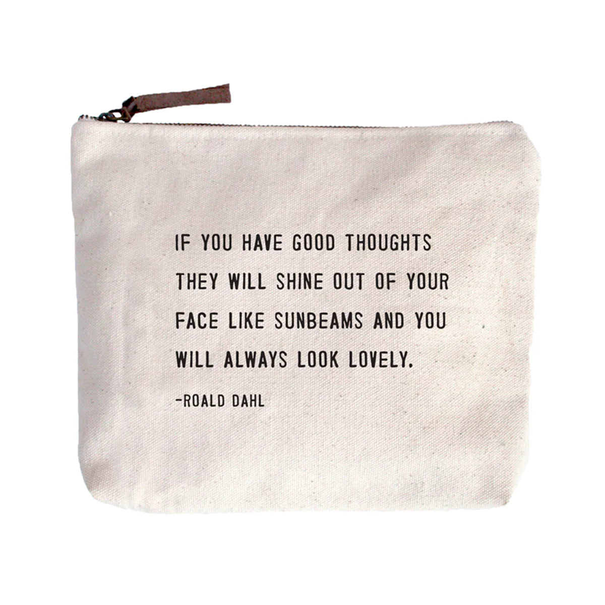 Canvas Quote Pouch