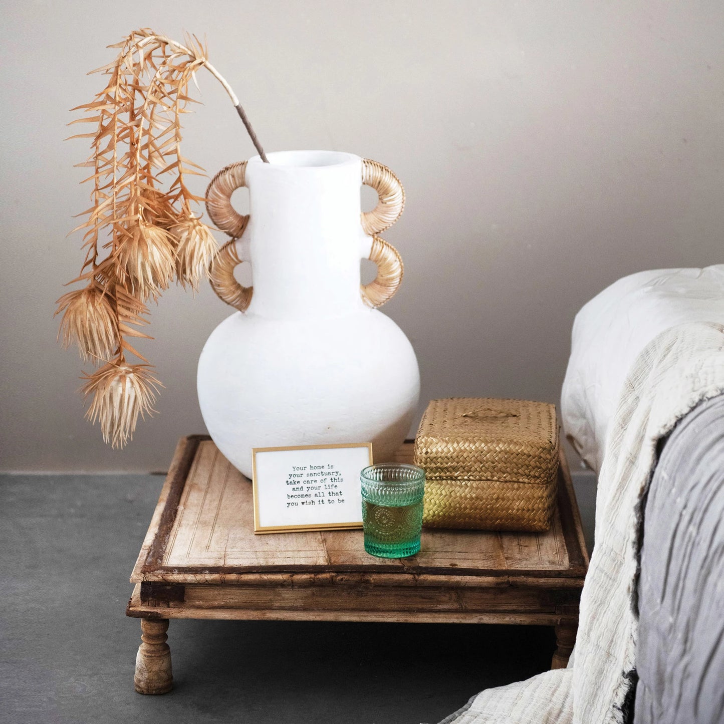 Metal & Glass Gold Frame