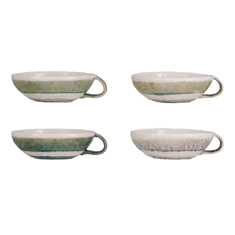 Stoneware Bowl with Handle