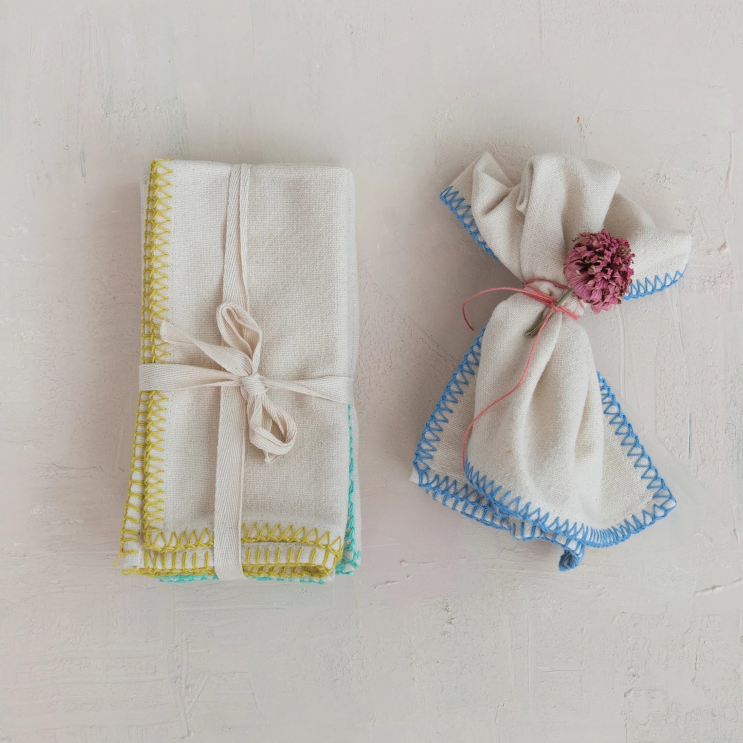 Blanket Stitch Napkin
