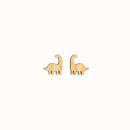 Diplodocus Dinosaur Earrings