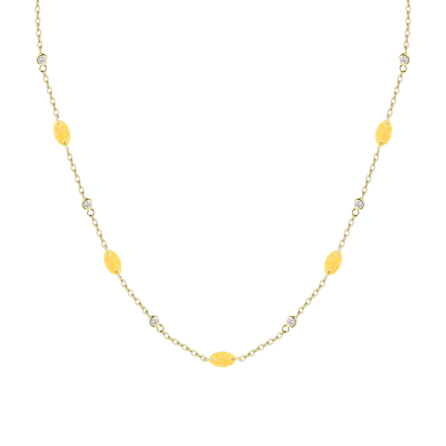 Drilled Opal Layering Necklace