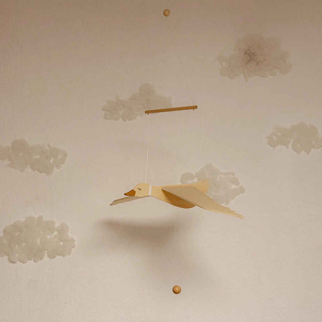 Wooden Flying Goose