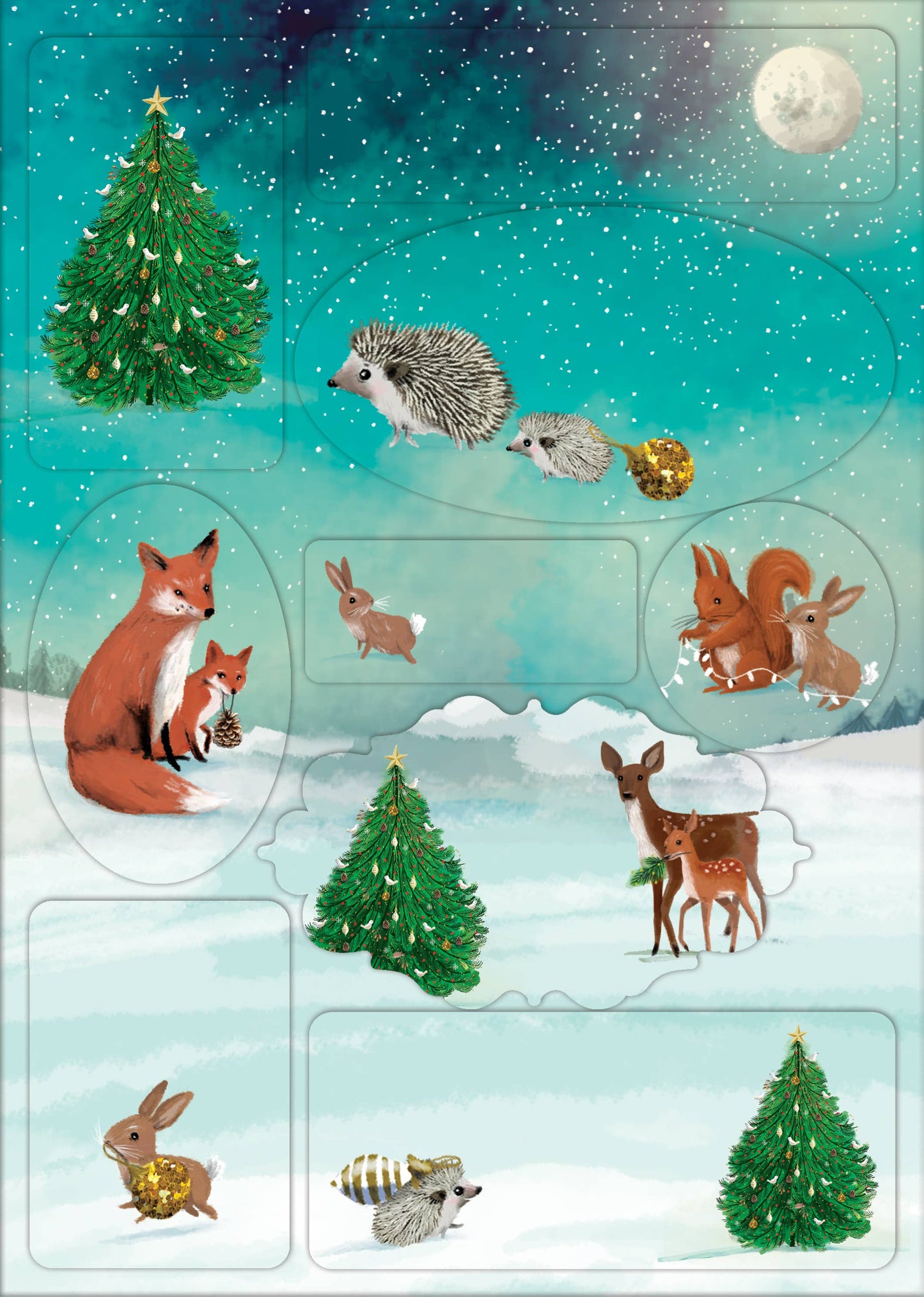 Sticker Labels Sheet