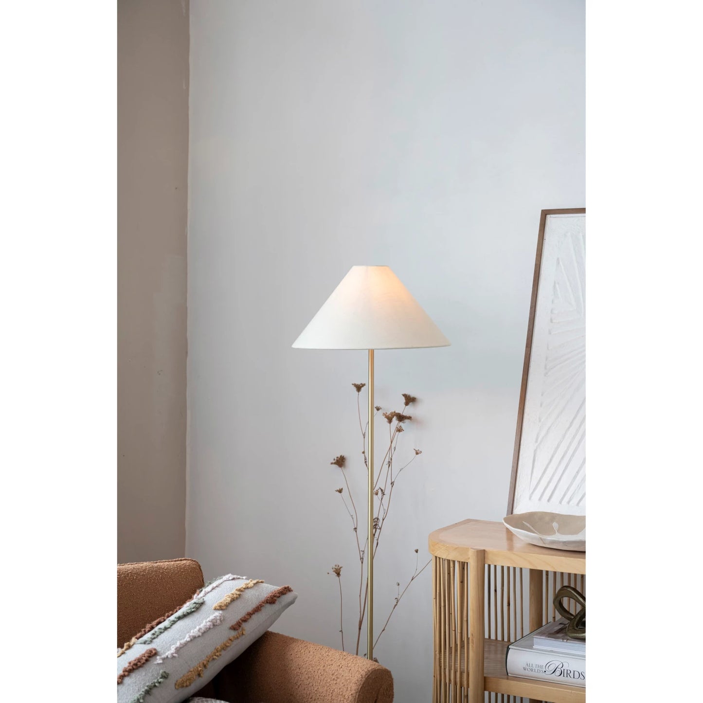 Brass Standing Floor Lamp