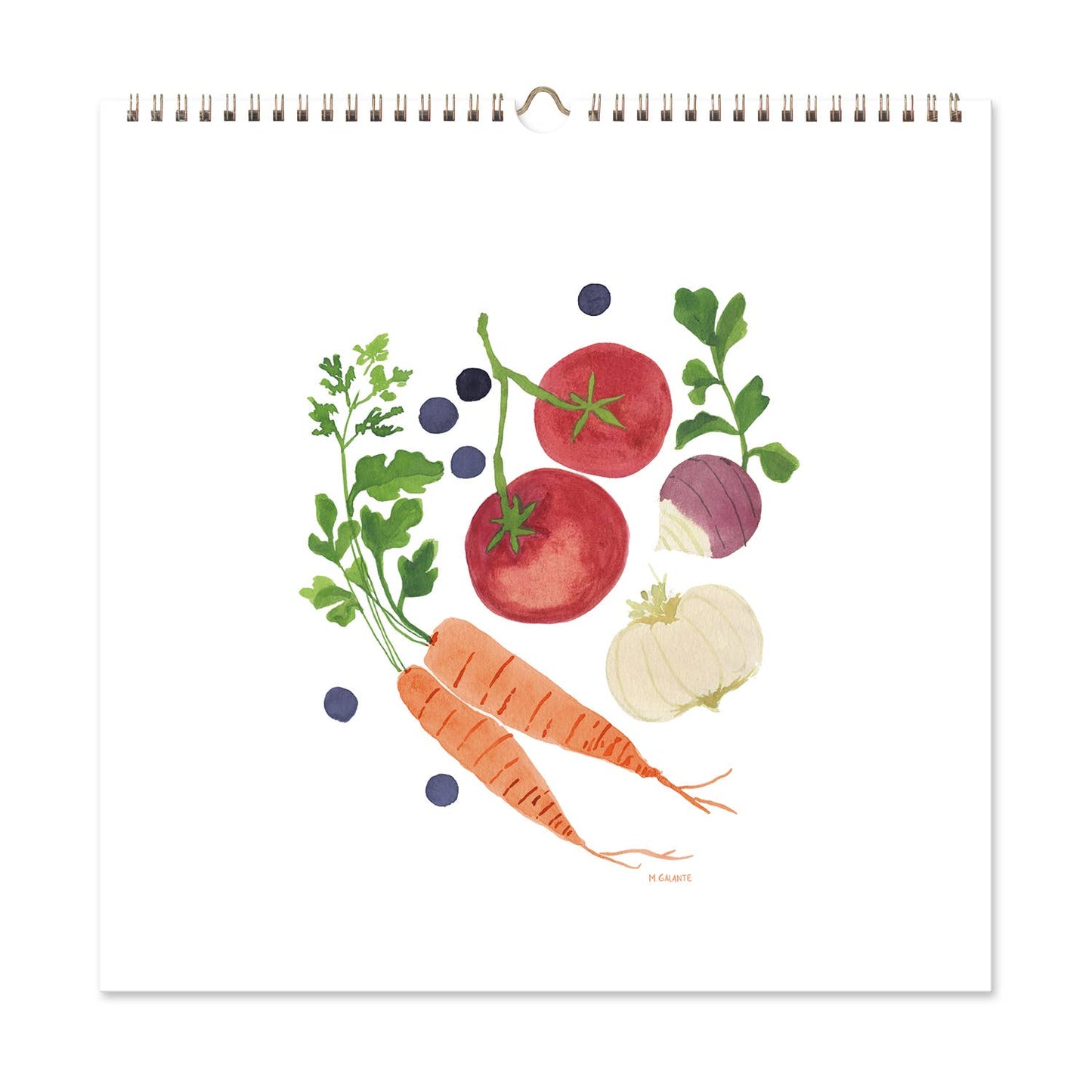 2026 Garden Party 12 Month Classic Grid Calendar
