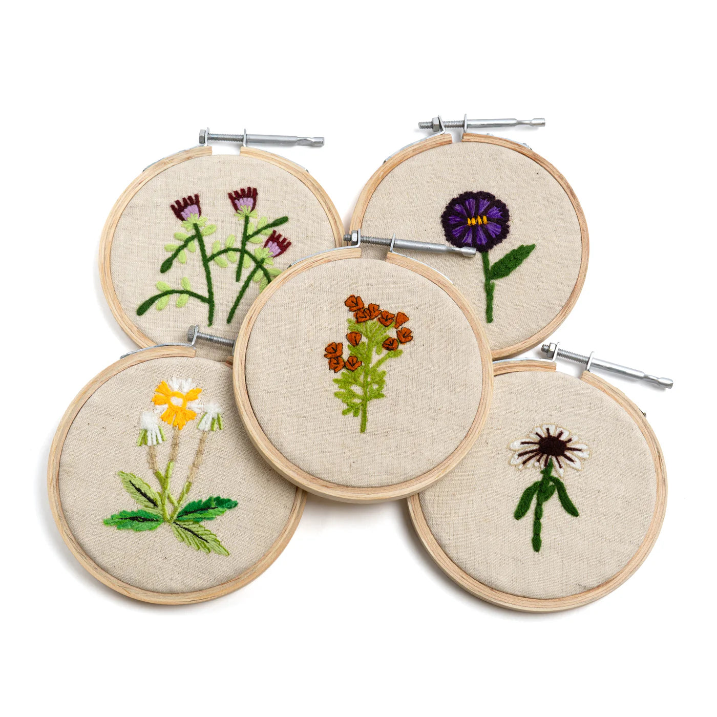Small Floral Embroidery Hoop
