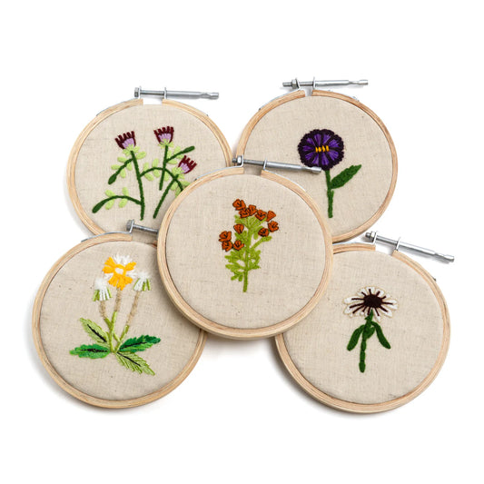 Small Floral Embroidery Hoop