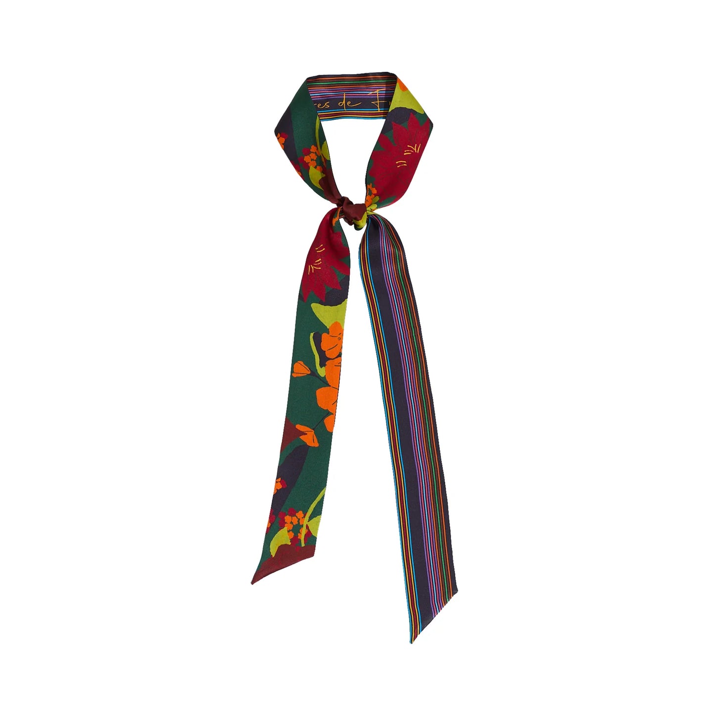 Silk Skinny Scarf