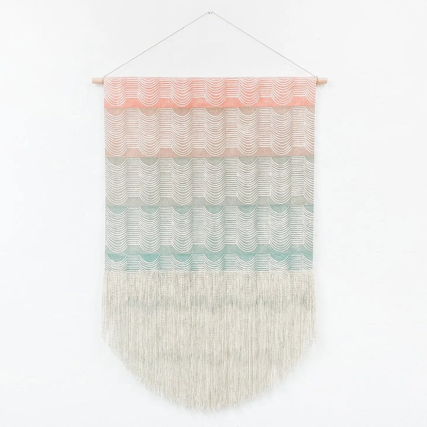 Gradient Wave Wall Hanging
