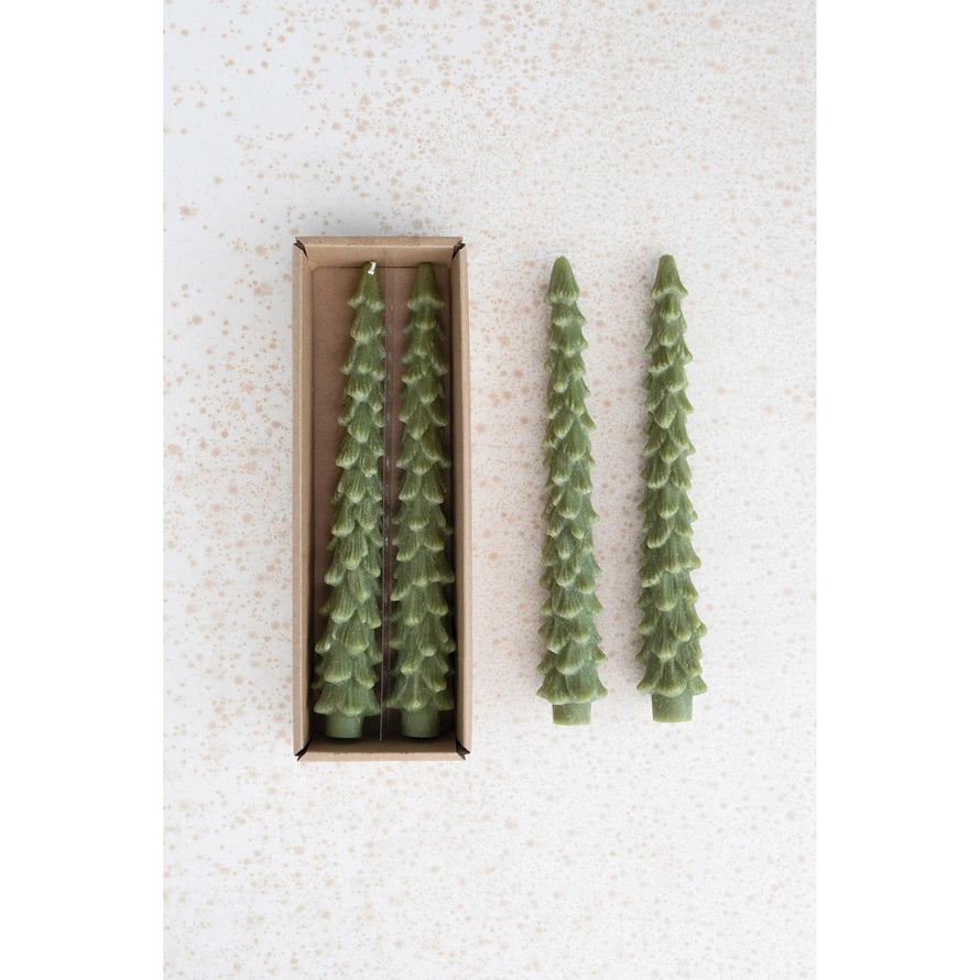 Tree Taper Candle Set