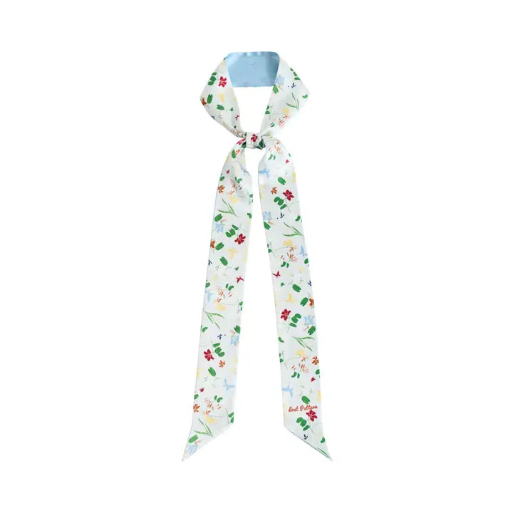 Silk Skinny Scarf