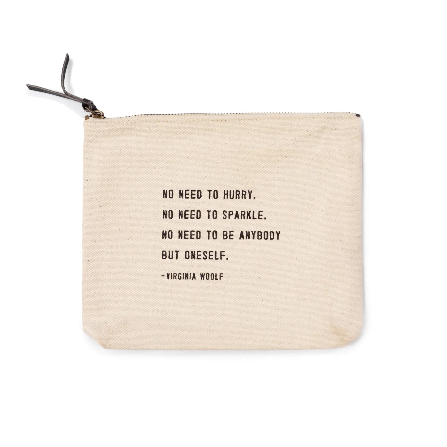 Canvas Quote Pouch
