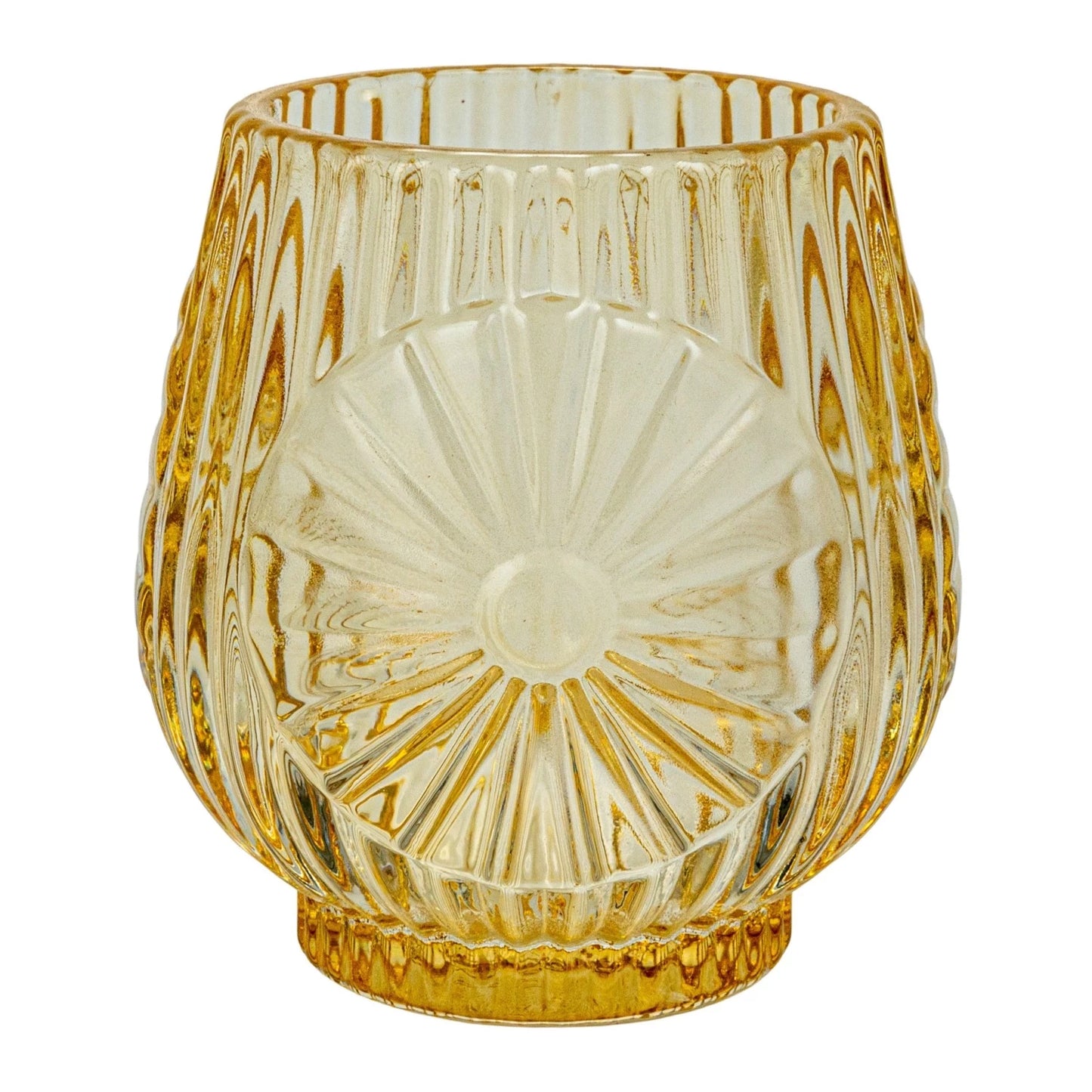 Wood Tray with Glass Tealight Holders and Vase