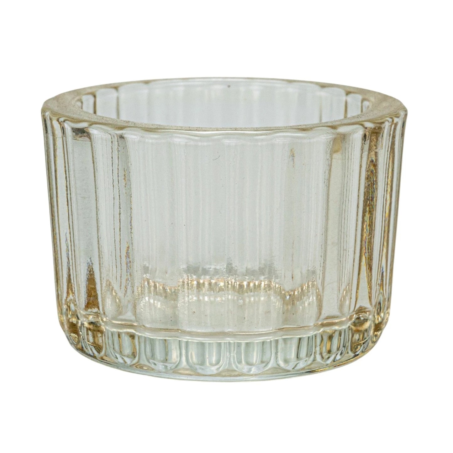 Wood Tray with Glass Tealight Holders and Vase