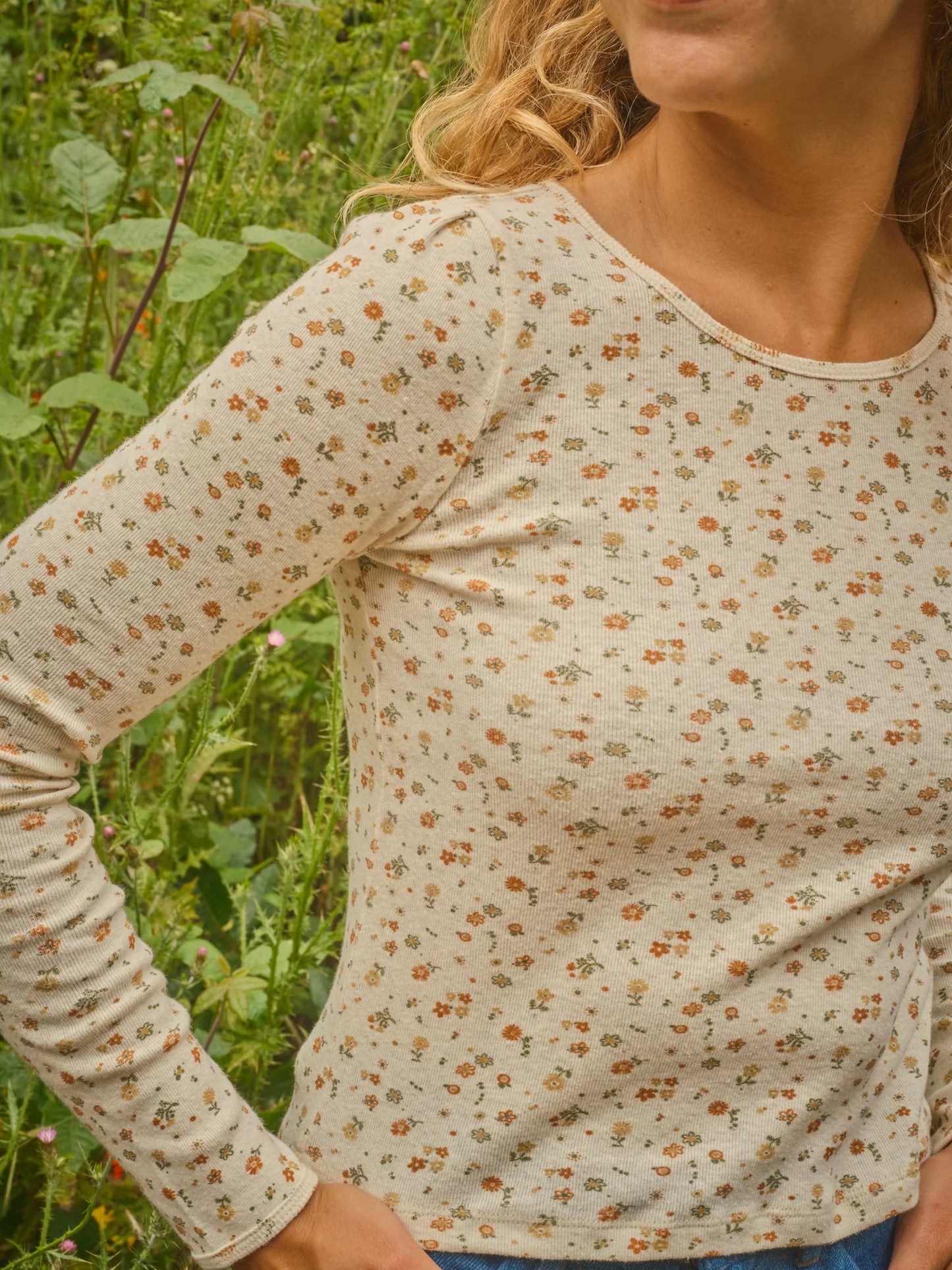 Long Sleeve Rib Tee