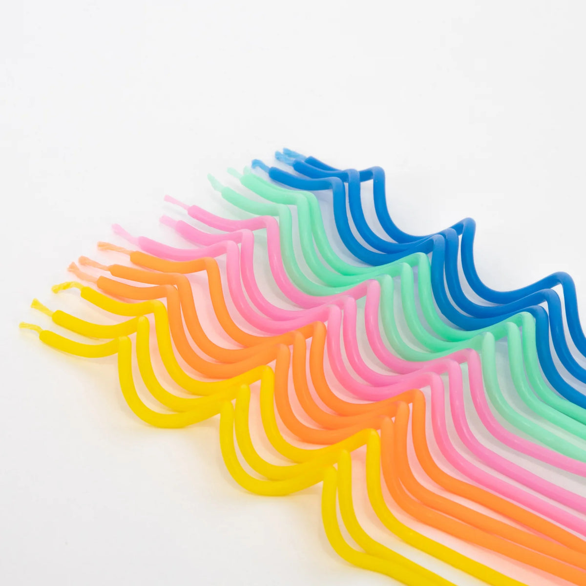 Mixed Swirly Birthday Candles