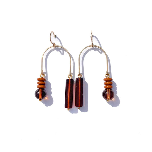 Composition Swing Earrings