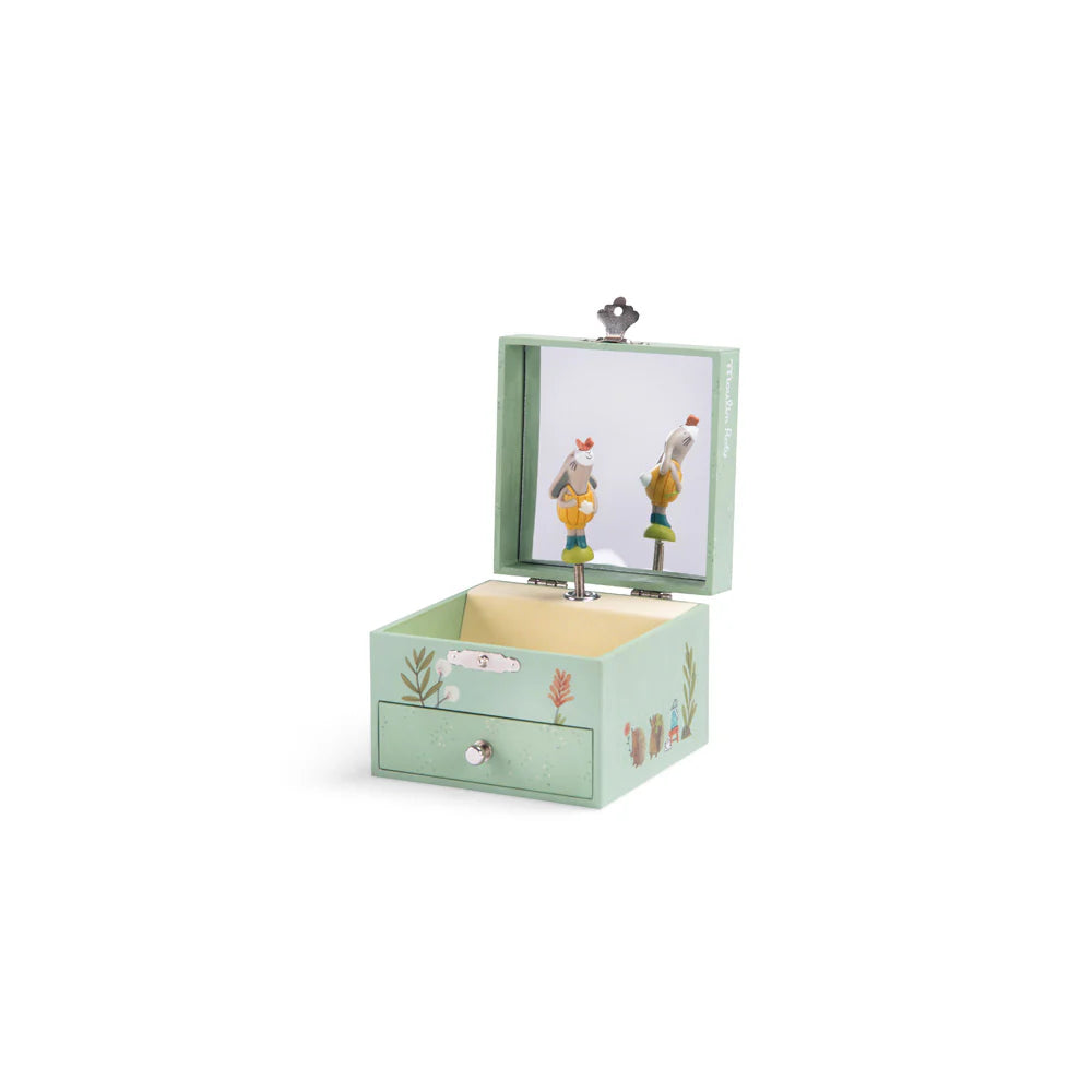 Three Little Rabbits Musical Jewelry Box