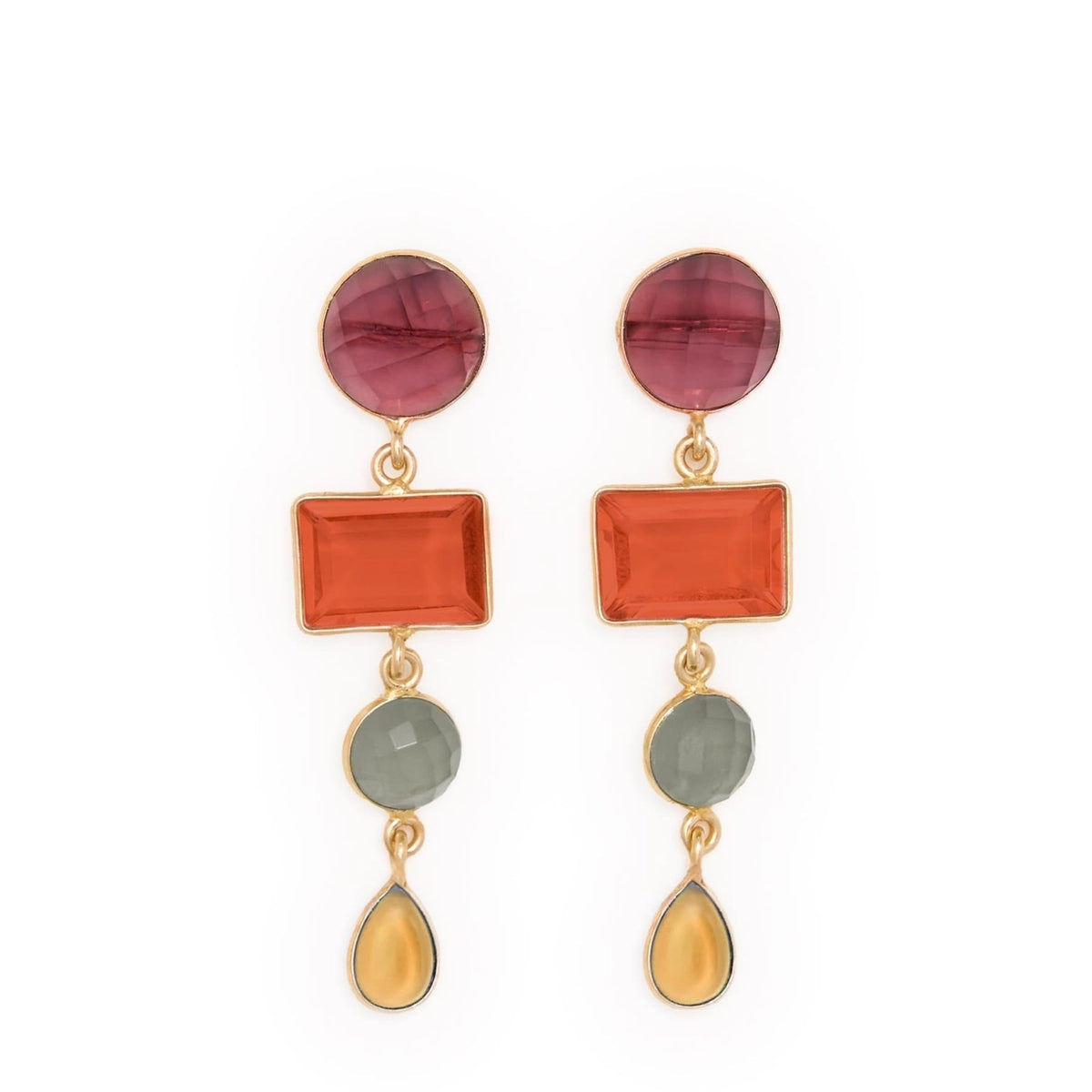 Natalie Straight Dangle Earrings