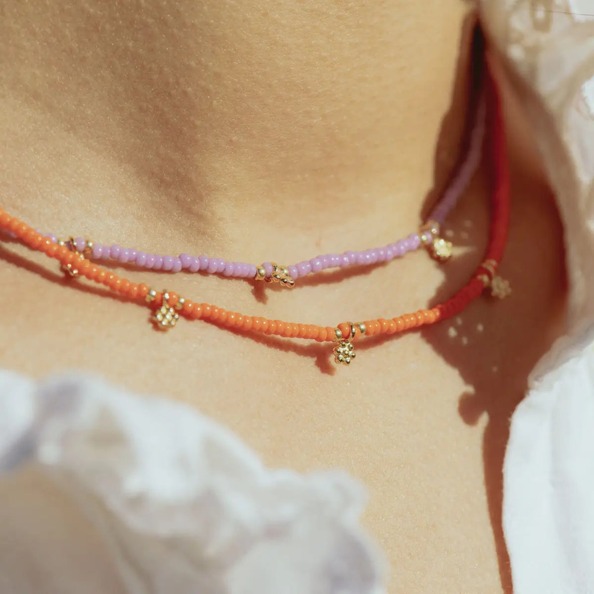 Camelia Pearl Necklace