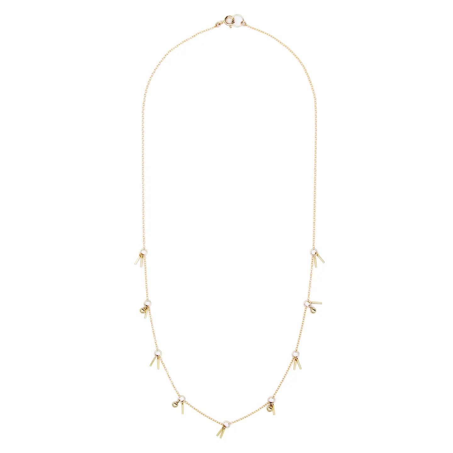 Orb and Fringe Necklace