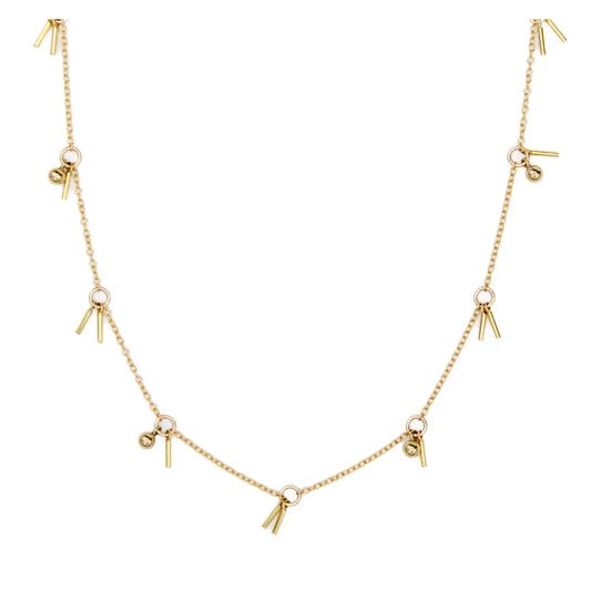 Orb and Fringe Necklace