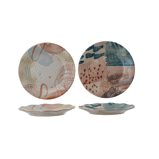 Printed Stoneware Plate