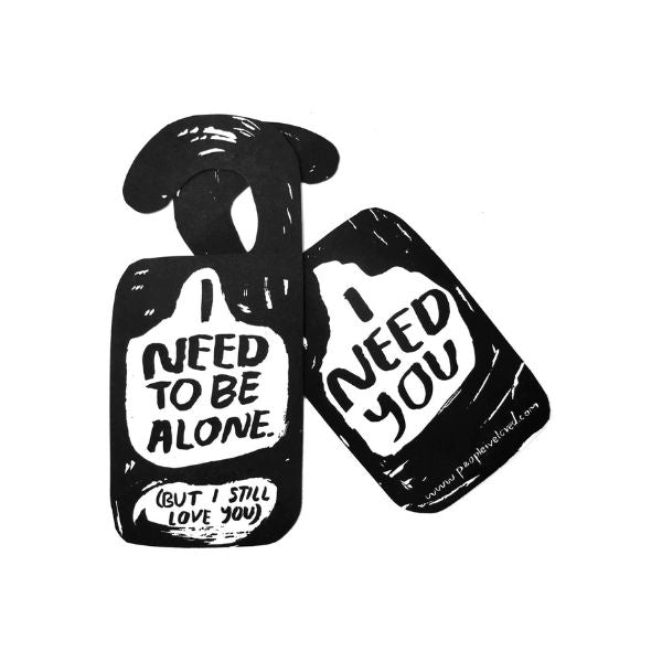 Time Alone Door Hanger