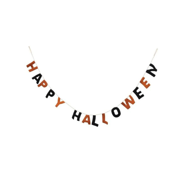 Happy Halloween Felt Banner
