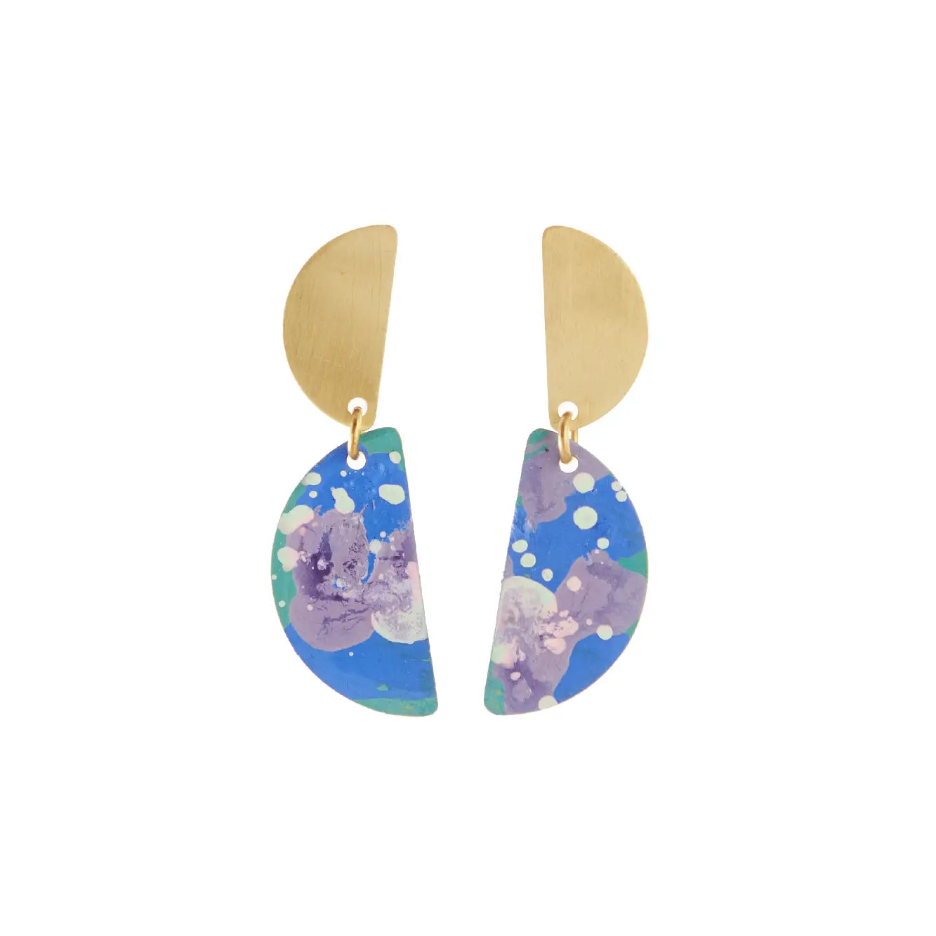 Semi-Circular Earrings