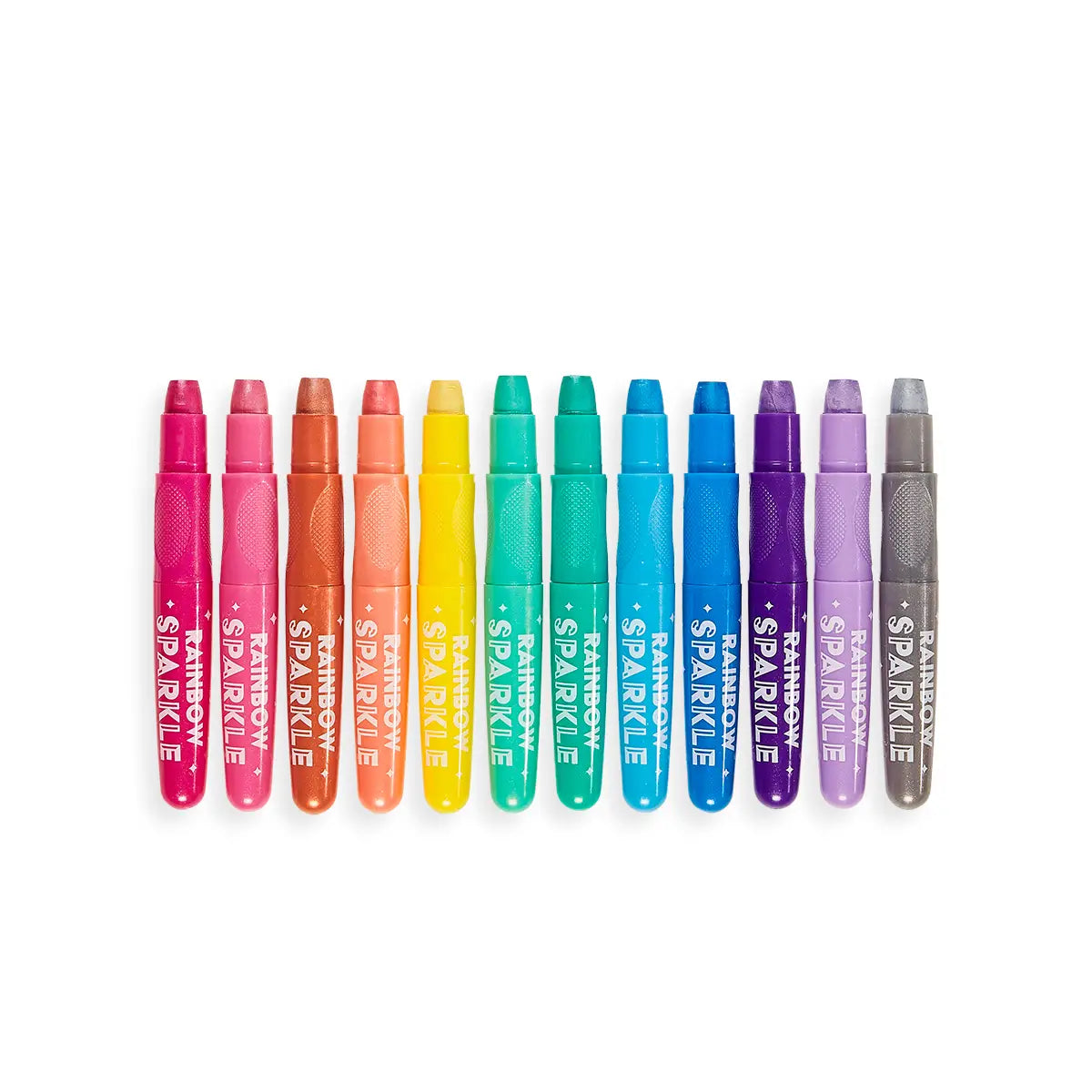 Rainbow Sparkle Watercolor Gel Crayons, Set of 12