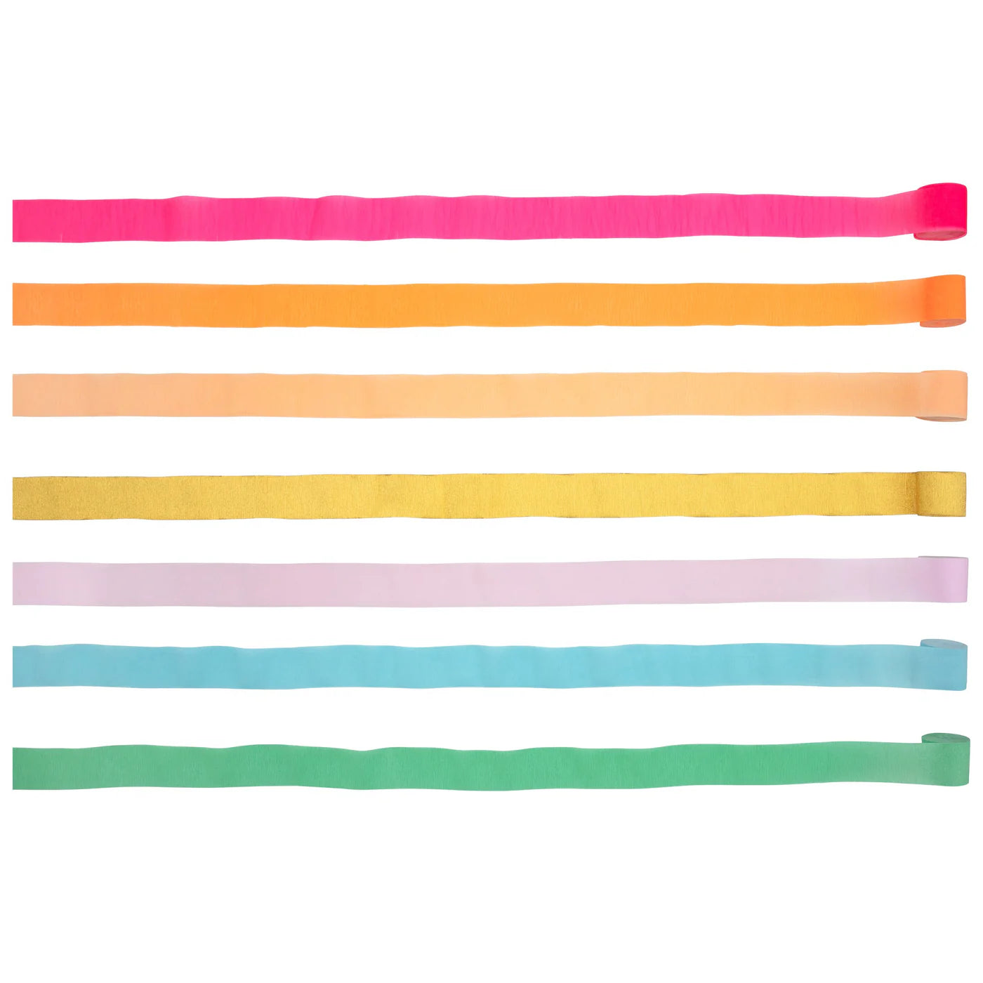 Bright Crepe Paper Streamers