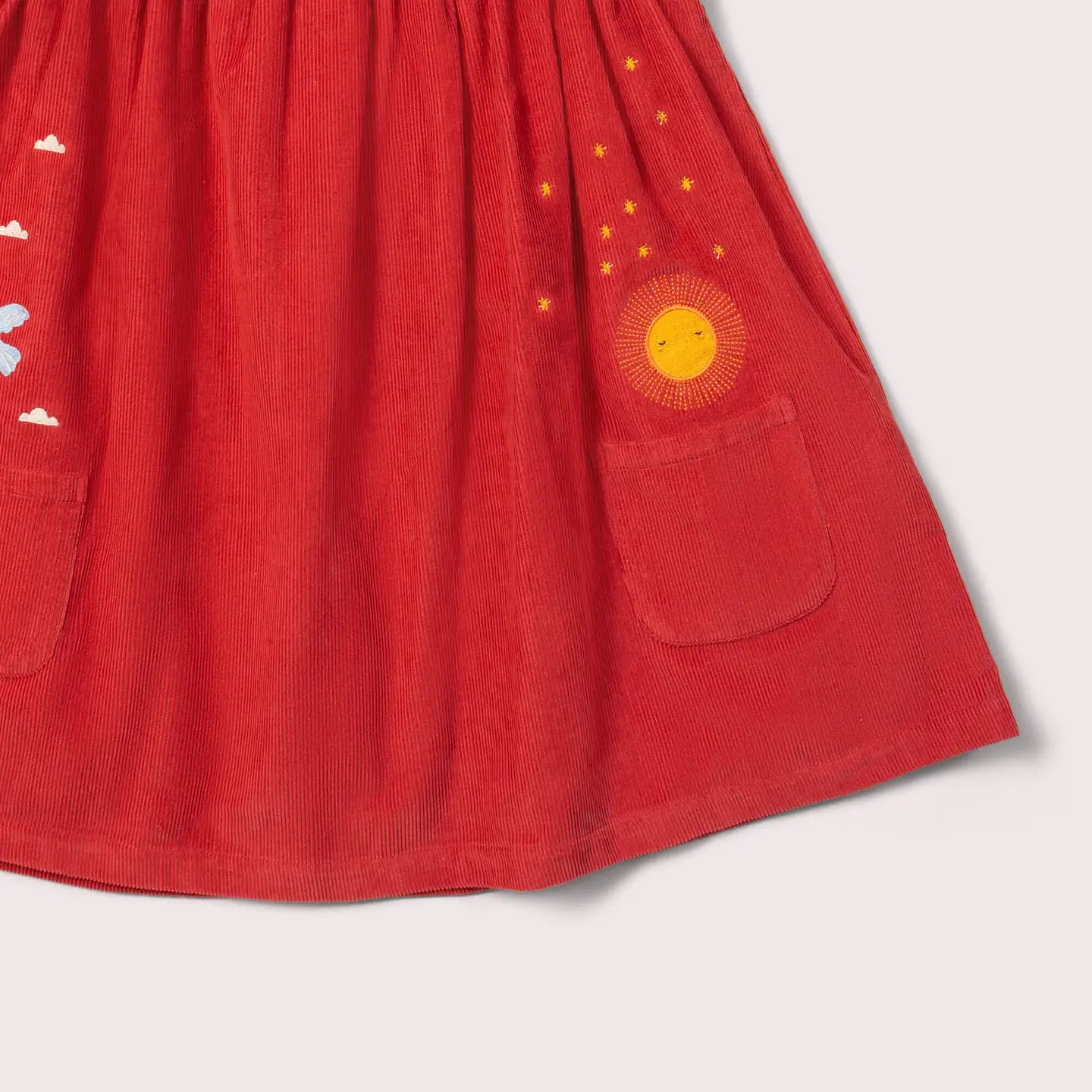 Holly Berry Corduroy Swing Dress