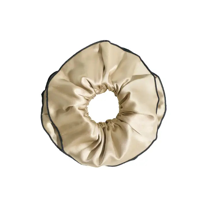 Double-Layer Silk Scrunchie