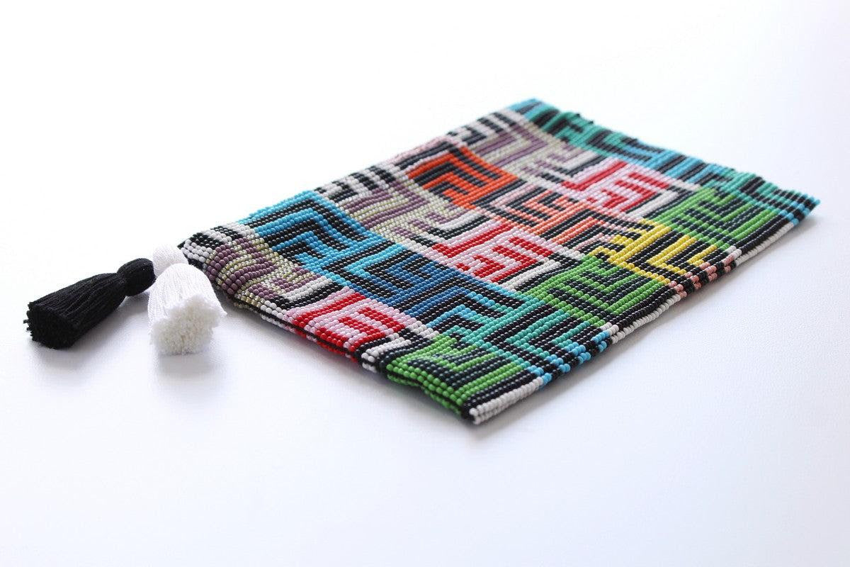 Glass Bead Rectangle Clutch