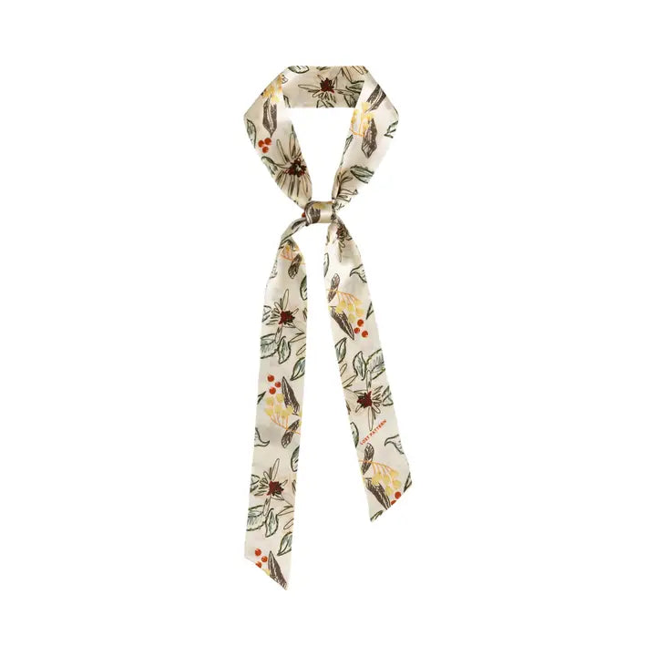 Silk Skinny Scarf