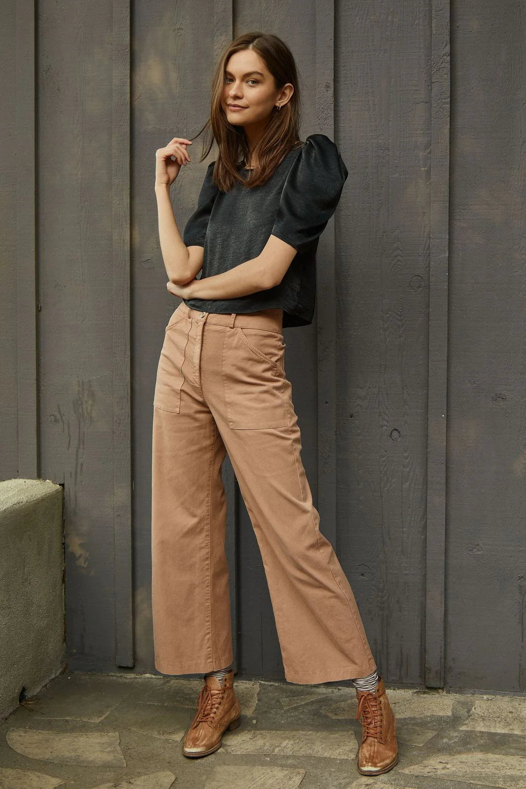 Aria High Waist Pant, Copper