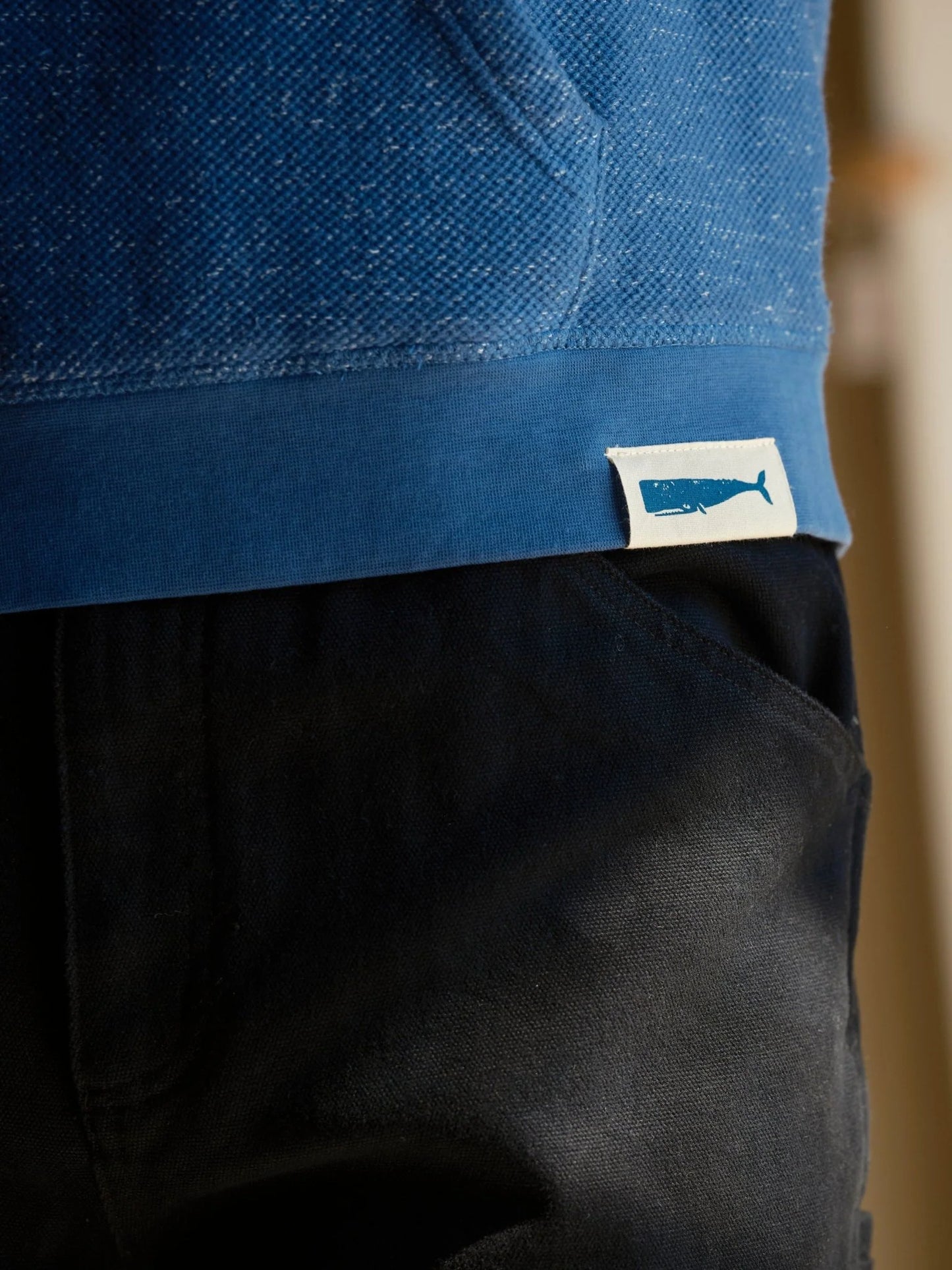 Whale Patch Pullover, Marine