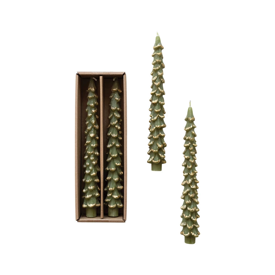 Tree Taper Candle Set