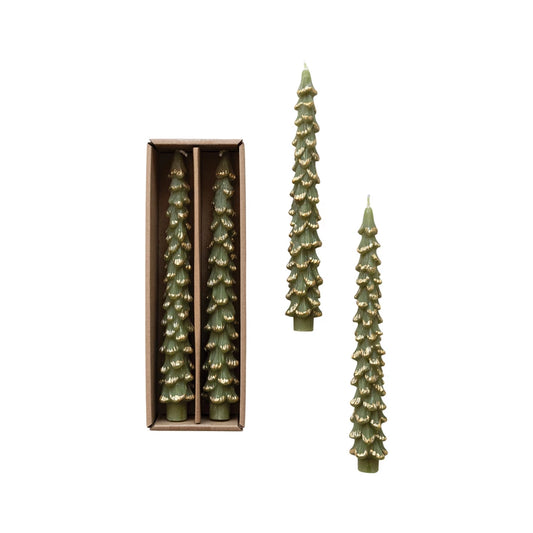 Tree Taper Candle Set