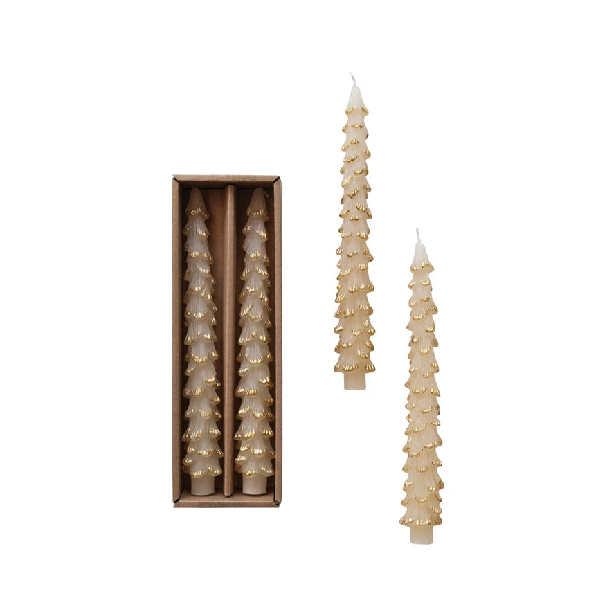Tree Taper Candle Set